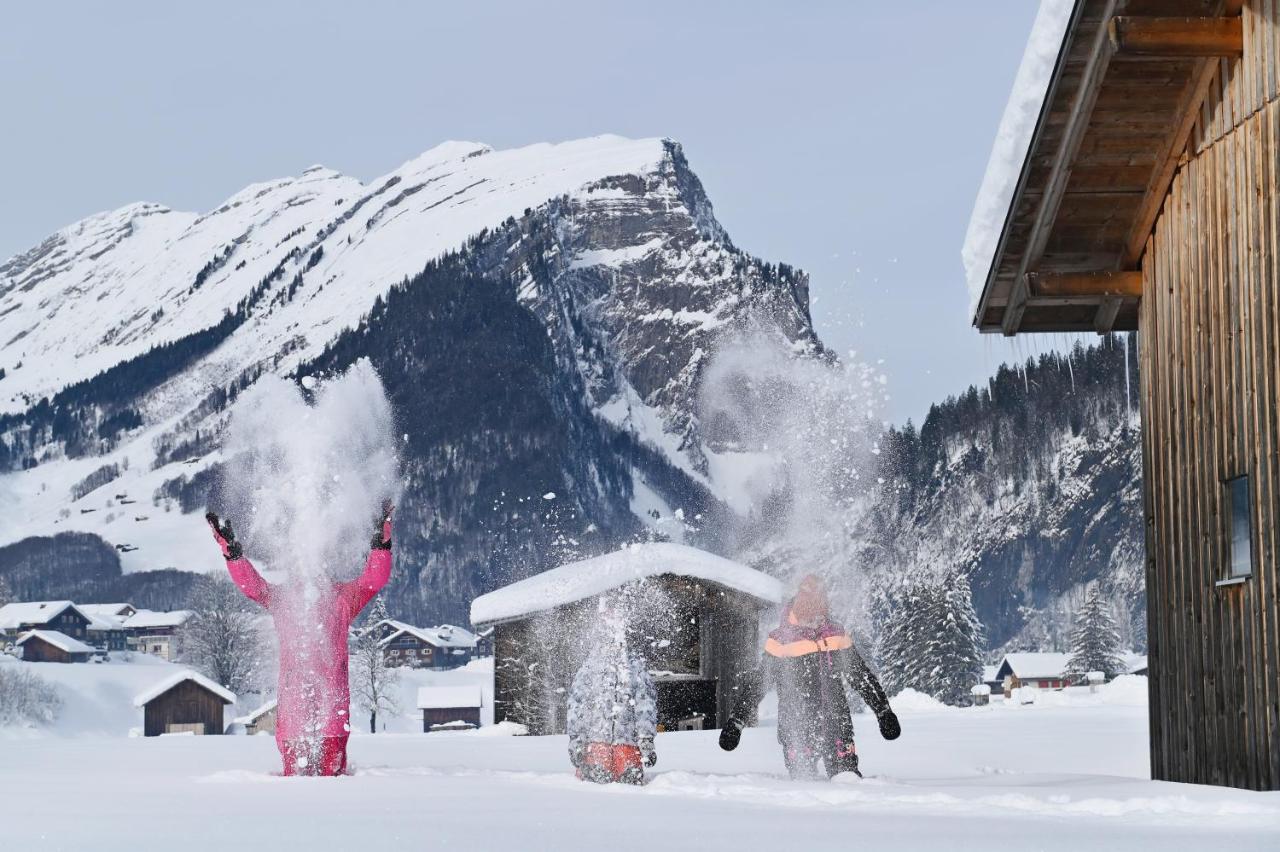 Haus Bergquell Lägenhet Au (Vorarlberg) Exteriör bild