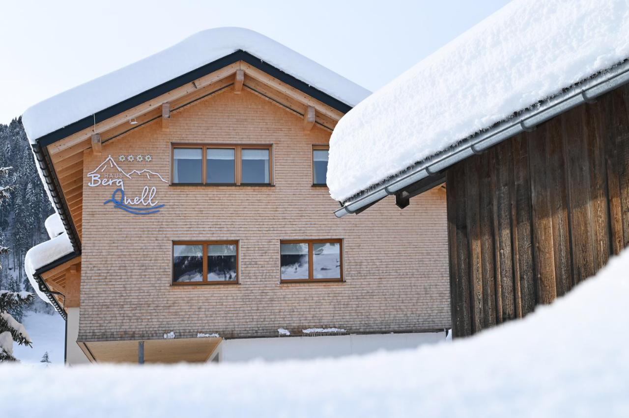 Haus Bergquell Lägenhet Au (Vorarlberg) Exteriör bild