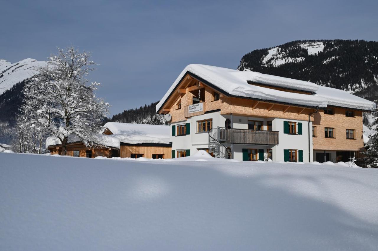 Haus Bergquell Lägenhet Au (Vorarlberg) Exteriör bild
